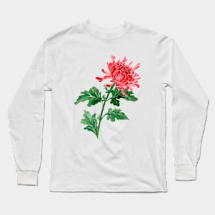 October 1st birthday flower Long Sleeve T-Shirt